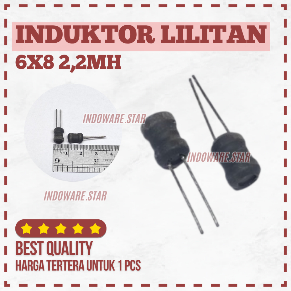 Induktor Lilitan 6x8 2,2mh