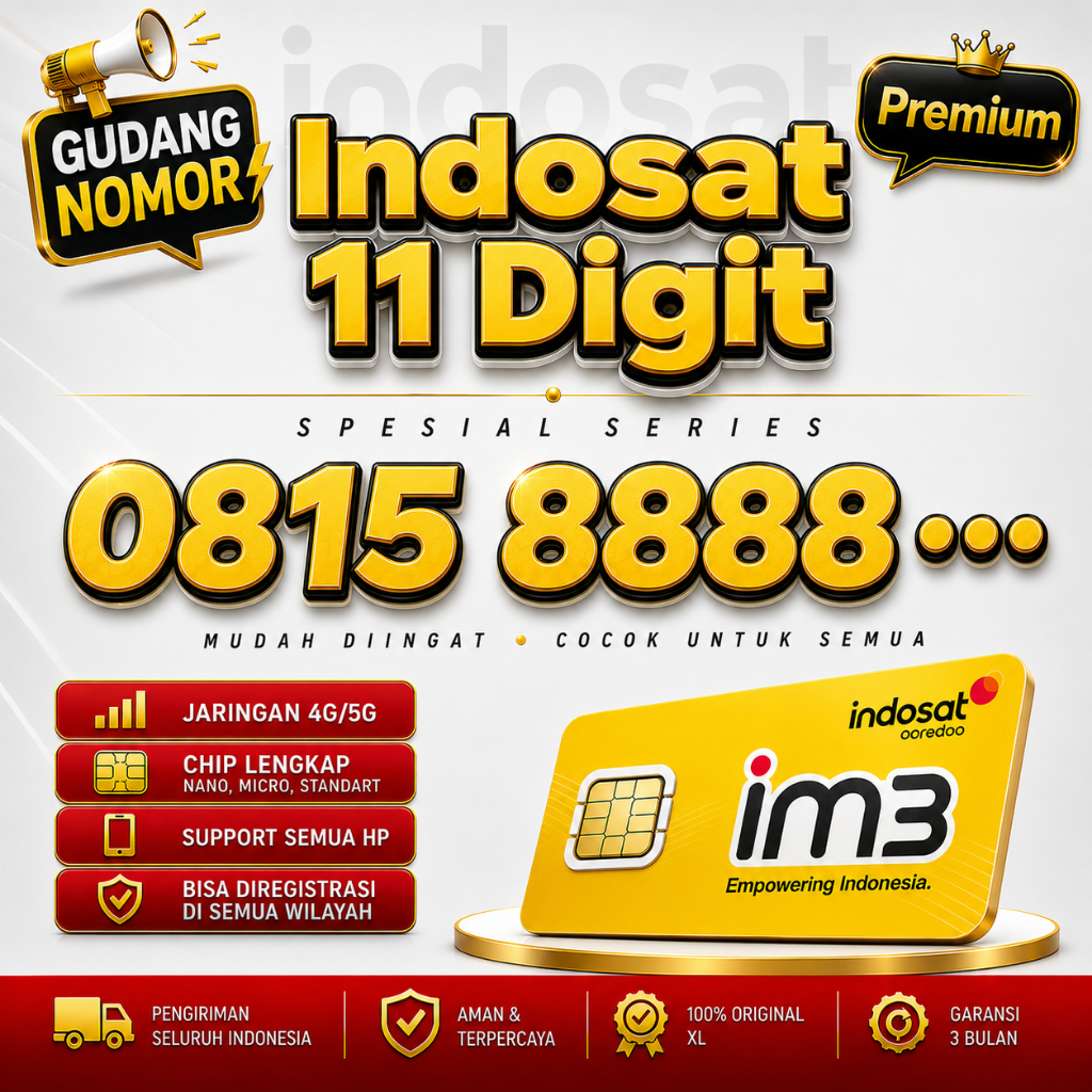 NOMOR CANTIK INDOSAT IM3 10 digit 11 digit 12 digit 4G LTE MURAH