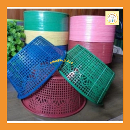 Besek Plastik Hajatan / Wakul Nasi / Besek Bakul Nasi Isi Per Lusin