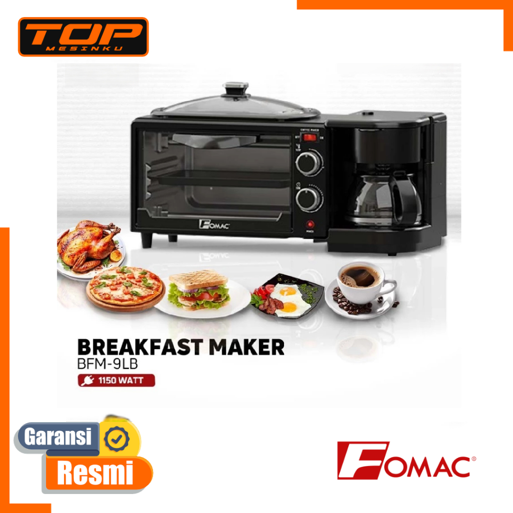 Breakfast Maker BFM-9LB (FOMAC) / Mesin Pembuat Sarapan