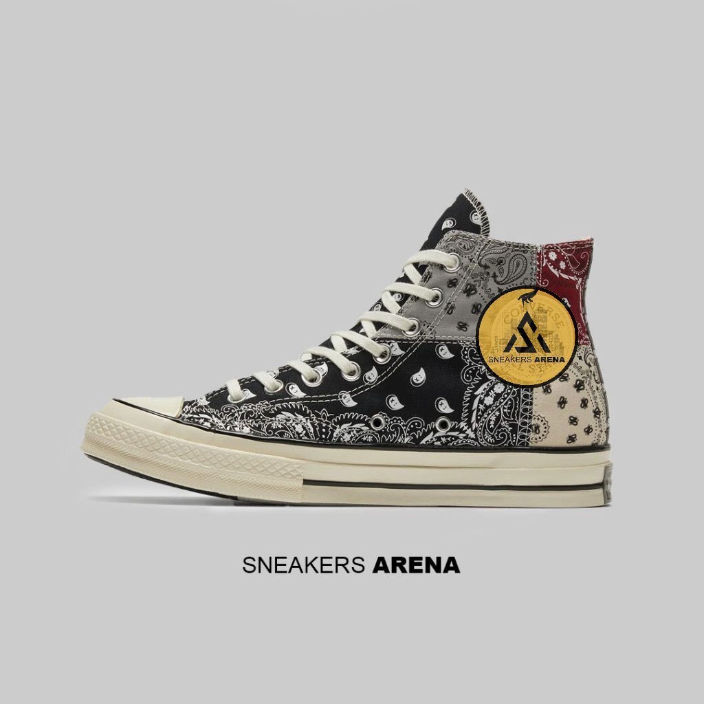 Sneakers CONVERSE Chuck 70S Hi Offspring Paisley Black ORIGINAL