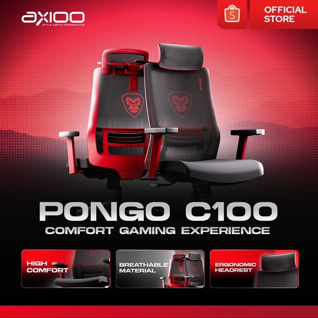 AXIOO Pongo Chair Gaming Kursi Gaming C100