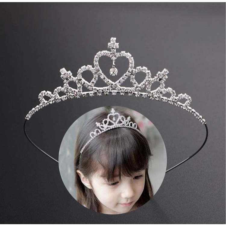 Bando Mahkota Anak Fashion Korea / Bando Anak / Bando Princess / Bandana Mahkota Anak