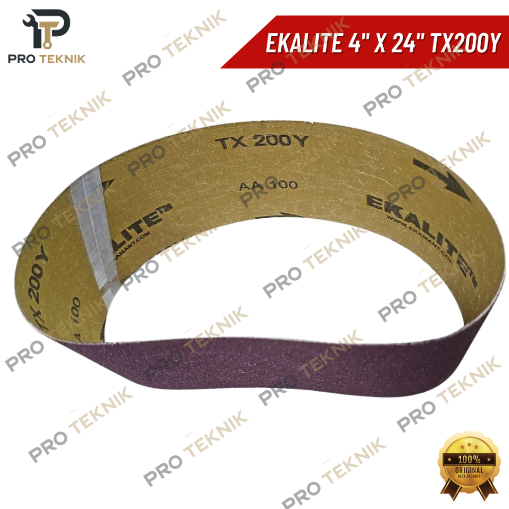 Ekalite Amplas Belt TX 200Y / EKALITE Amplas Belt Sander / Ekalite Amplas Grit 60, 80, 100, 180