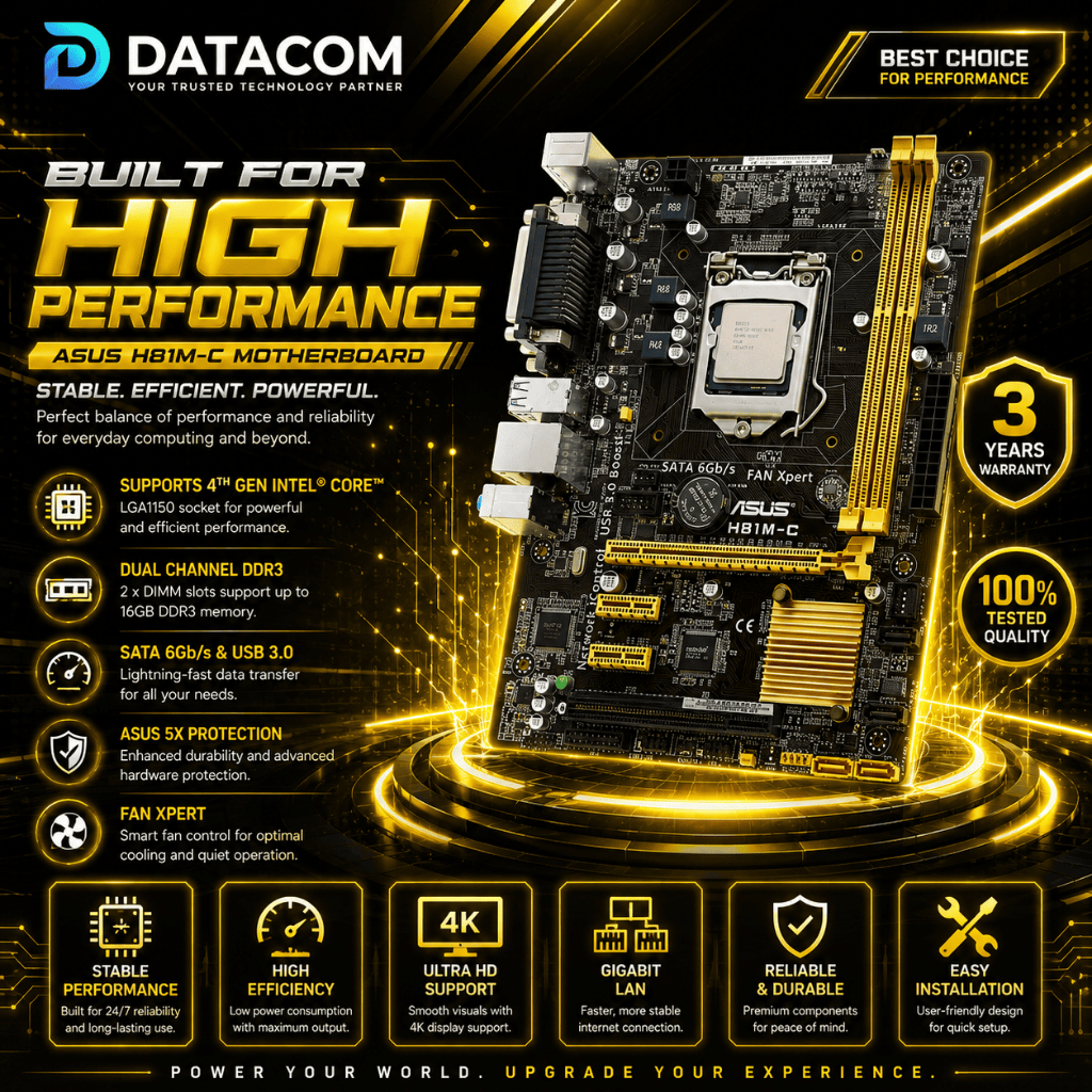 ASUS H81 Motherboard 1150 Second Hand