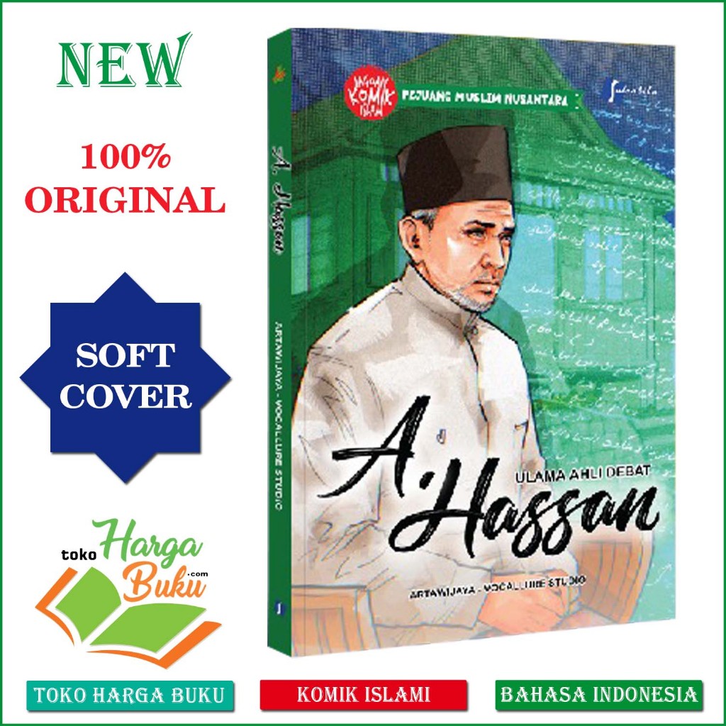 Foto Komik A. Hassan Ulama Ahli Debat ORIGINAL Pejuang Muslim Nusantara Jagoan Anak Nasional - Salsabila