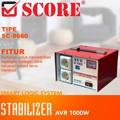 Stavol 1000Watt AVS Score/100% BARU Stabilizer Voltage Regulator AVS 1000 Watt SCORE/Stabilizer List