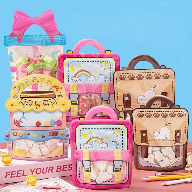 POP Goodie Bag Zipper Plastik Souvenir / Tas Bingkisan Plastik Pouch Snack / Plastik Ziplock Mini Gi