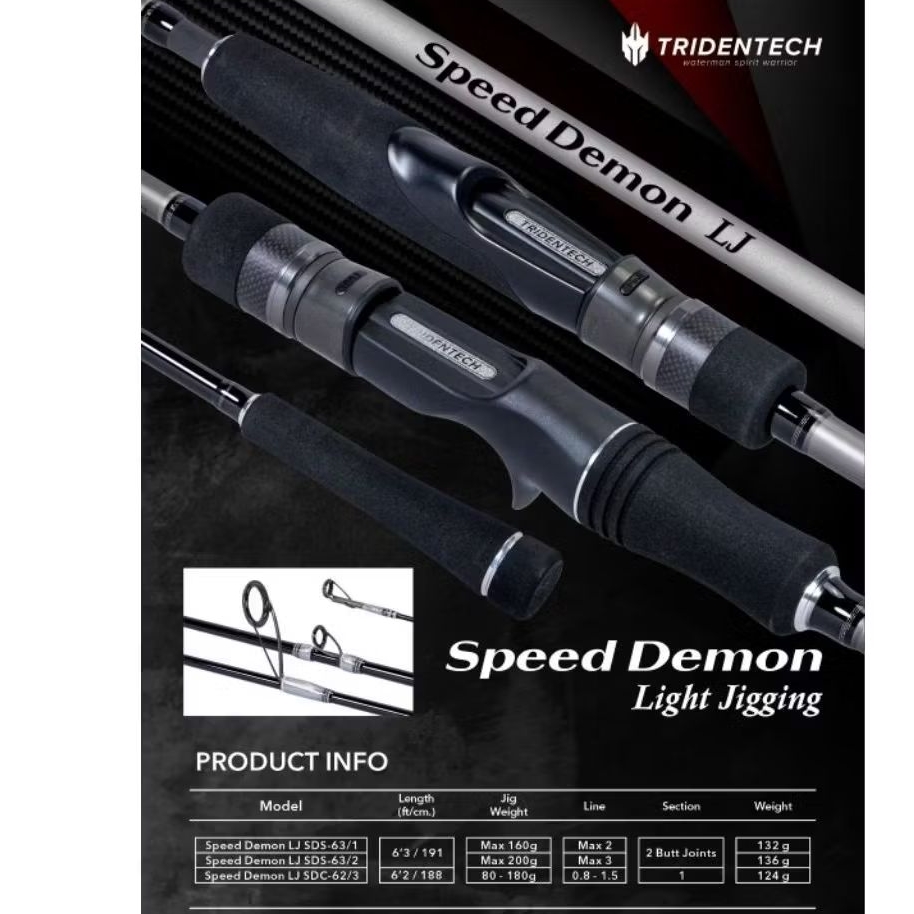JORAN TRIDENTECH SPEED DEMON LIGHT JIGGING 2026 -LJ SDS - 63/2 - 63/1 - ORIGINAL