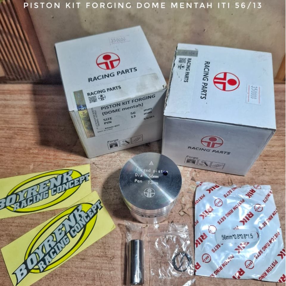 PISTON KIT FORGED ITI 56 PIN 13 - BOYRENK RACING