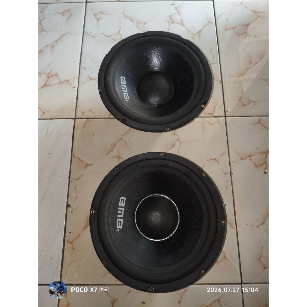 speaker BMB 10 inch subwoofer spul 2.5in original