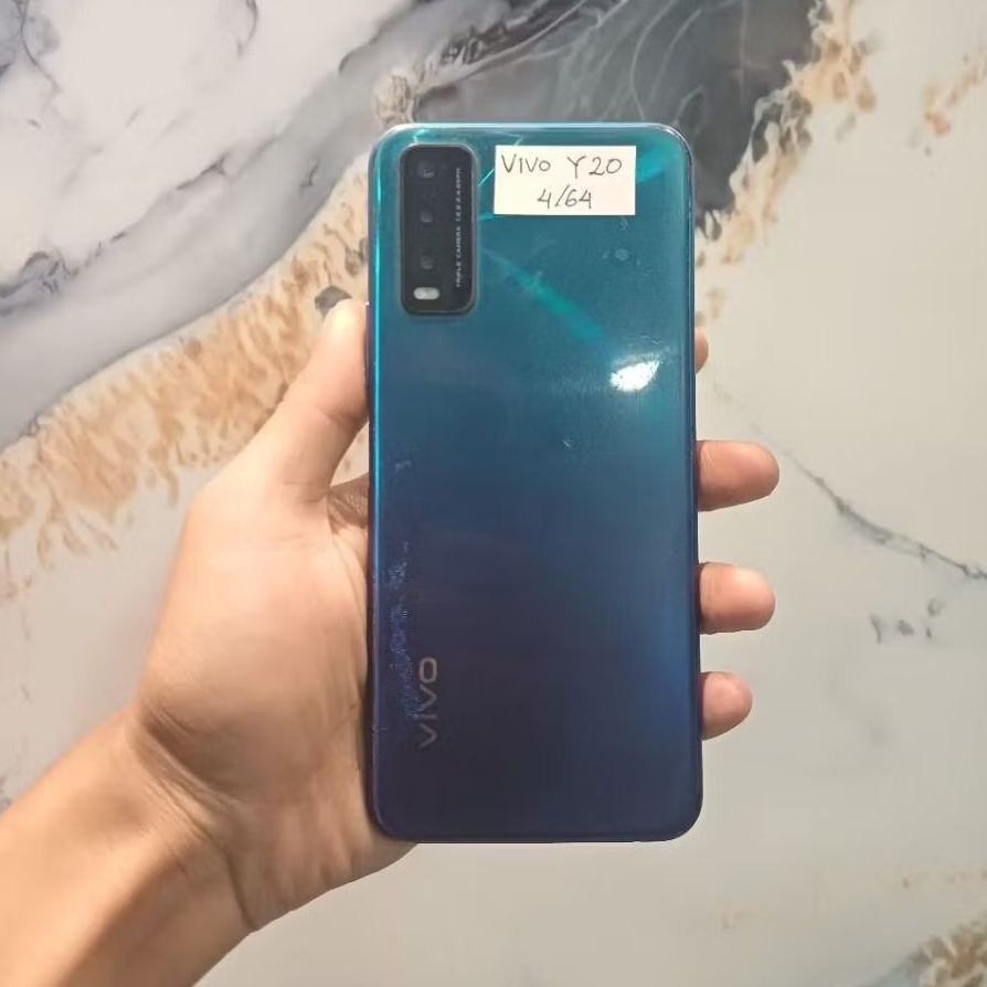VIVO Y20 2021 4/64 SECOND ORI BEKAS GARANSI RESMI