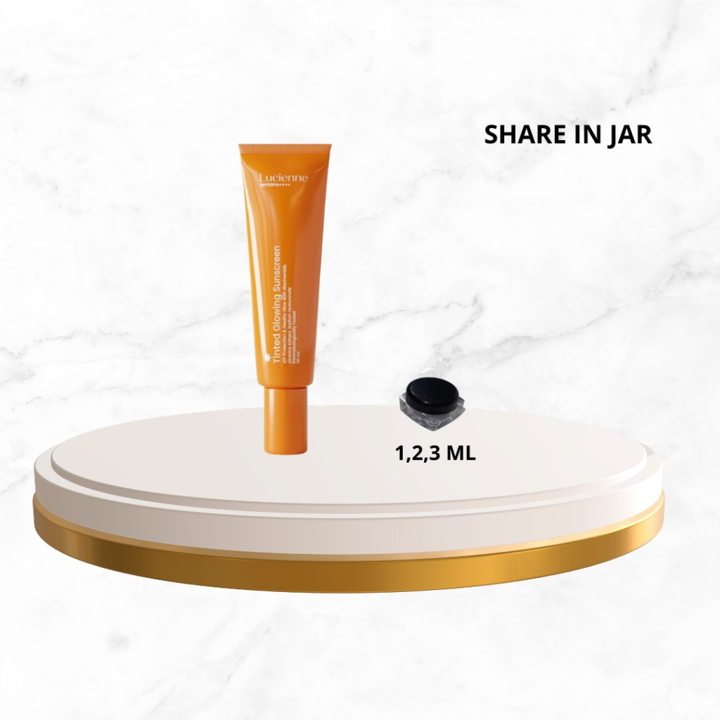 Share In Jar Lucienne Tinted Glowing Sunscreen