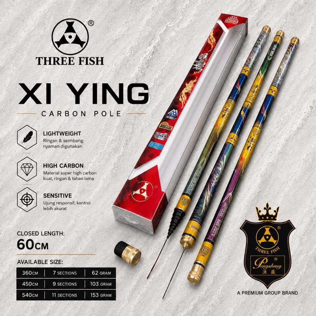 TEGEK THREEFISH XI YING 360/450/540