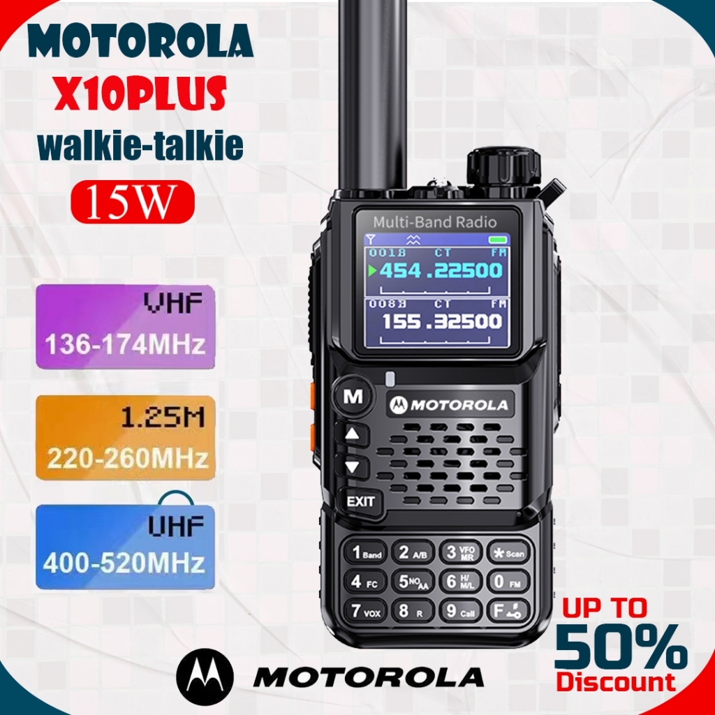 RESDEKAH - HT Motorola X10Plus walkie talkie dua arah radio jarak jauh radio walkie walkie motorola