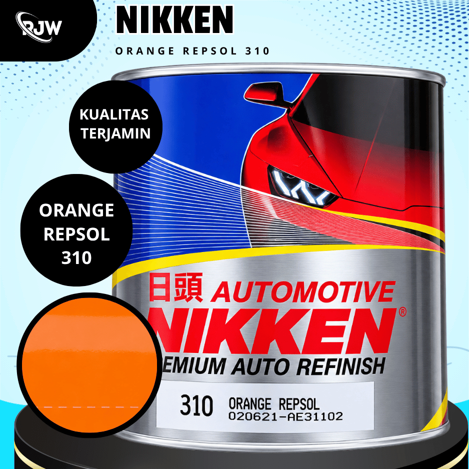 CAT Orange Repsol/ REPSOL ORANGE NIKKEN SOLID - Cat Mobil Kayu Besi Duco