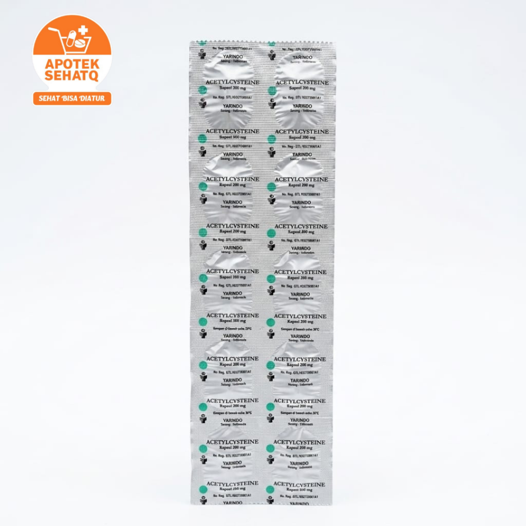Acetylcysteine 200 mg CAPSUL - YARINDO