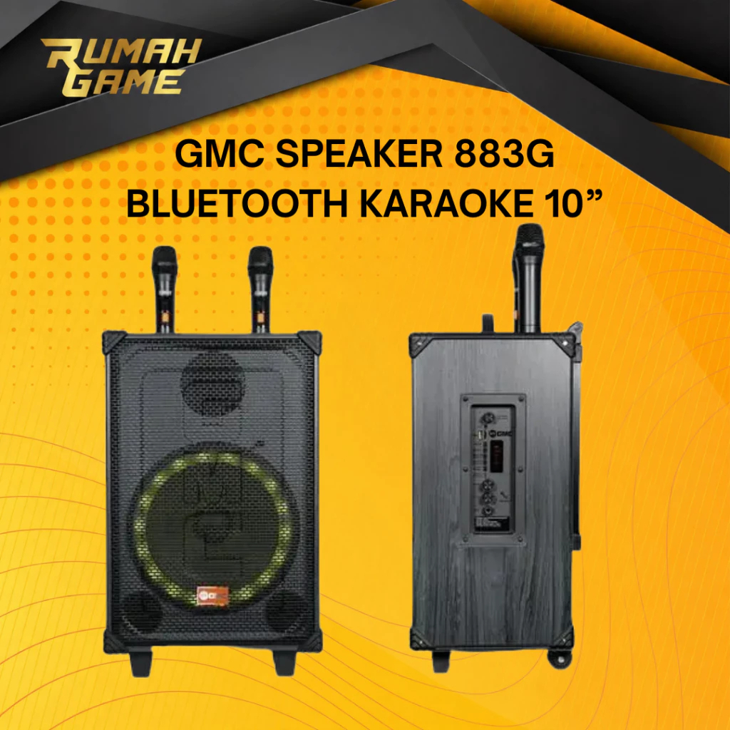GMC   Speaker 883G adalah speaker karaoke 10” dengan output daya 250W yang   dirancang untuk menghad