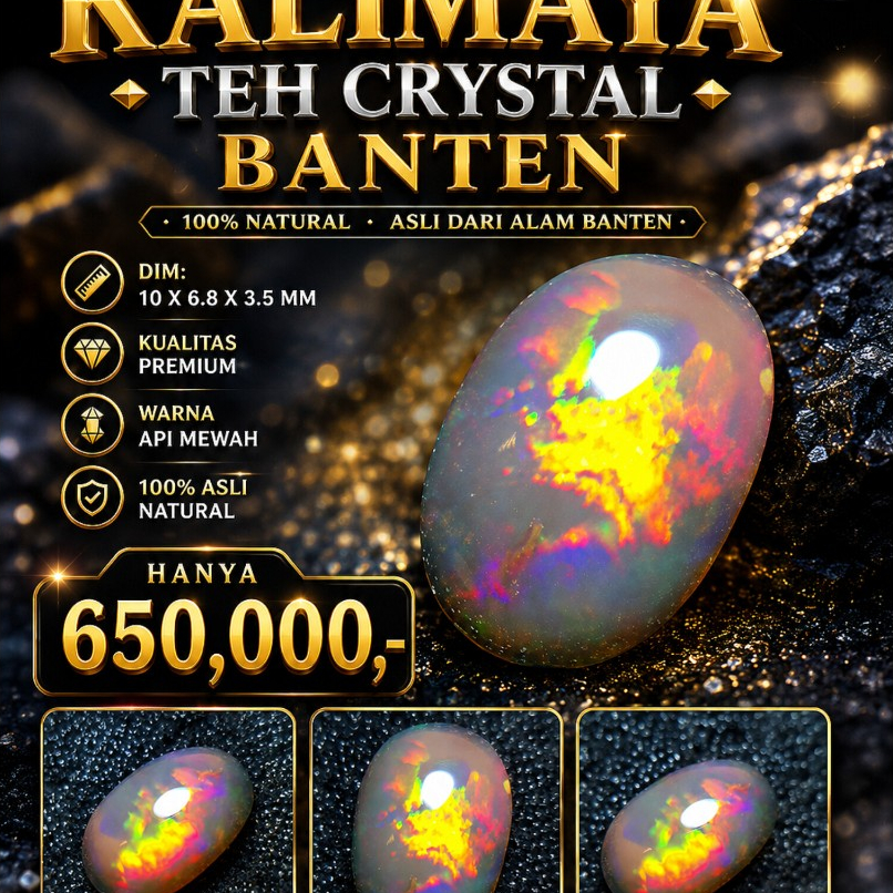 BATU KALIMAYA TEH CRYSTAL NATURAL BANTEN