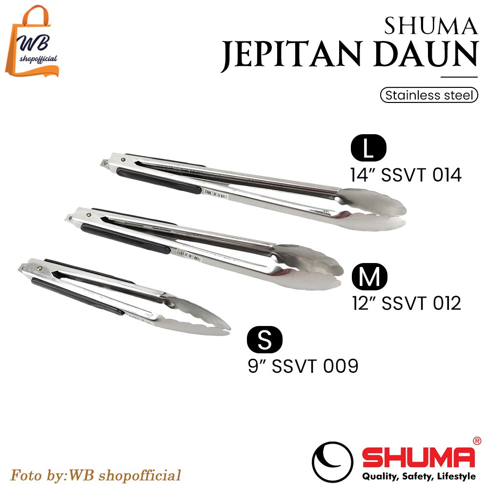 Penjepit Capitan Jepitan stainless Makanan Kue Gorengan Panggangan Grill BBQ SHUMA