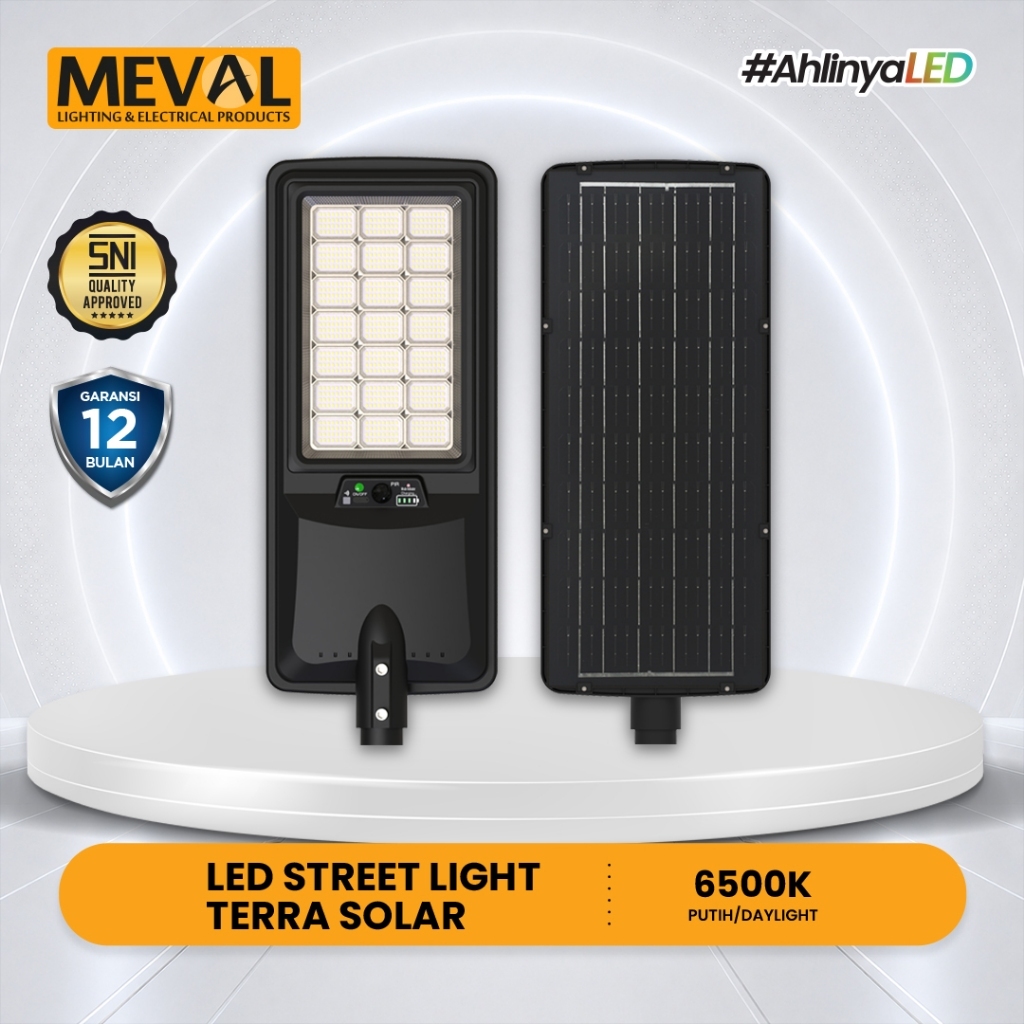 meval AL4-10A DL 100W Lampu Jalan Tenaga Surya