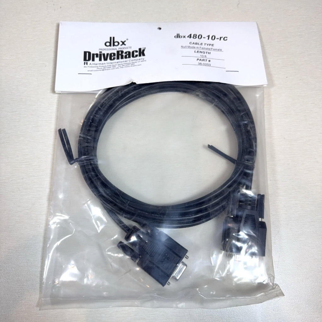 KABEL DBX 480-10-RC DRIVERACK RS-232 KONEKSI SERIAL