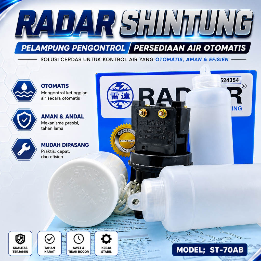 radar air toron otomatis/radar toron air/radar shintung/pelampung otomatis