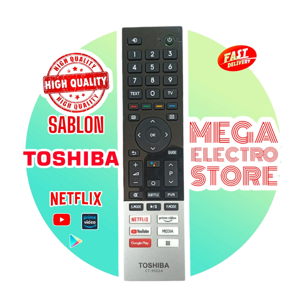 REMOTE TV TOSHIBA LED SMART TV