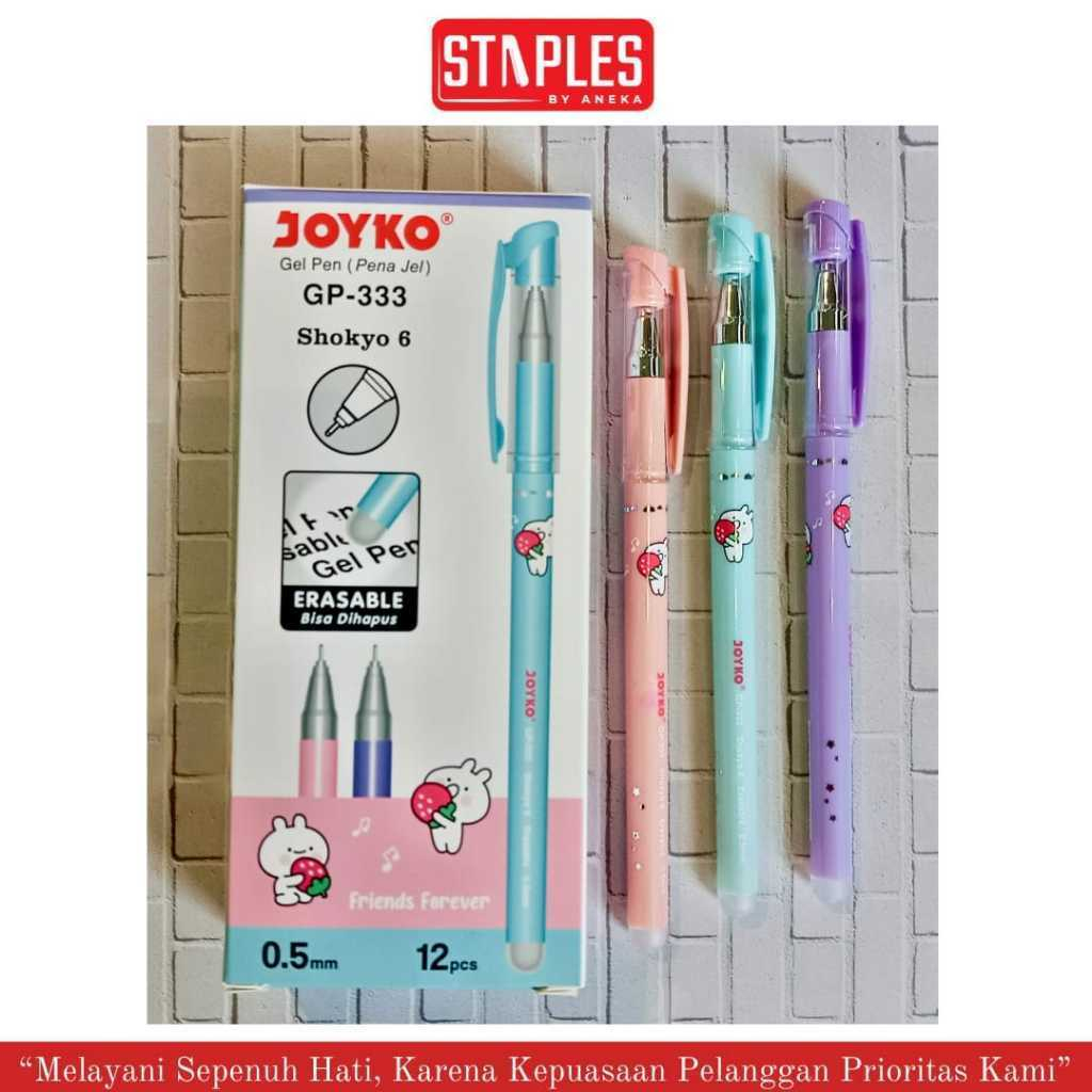 Joyko Pena Hapus / Erasable Gel Pen / Pena Bisa Dihapus / Pulpen Hapus