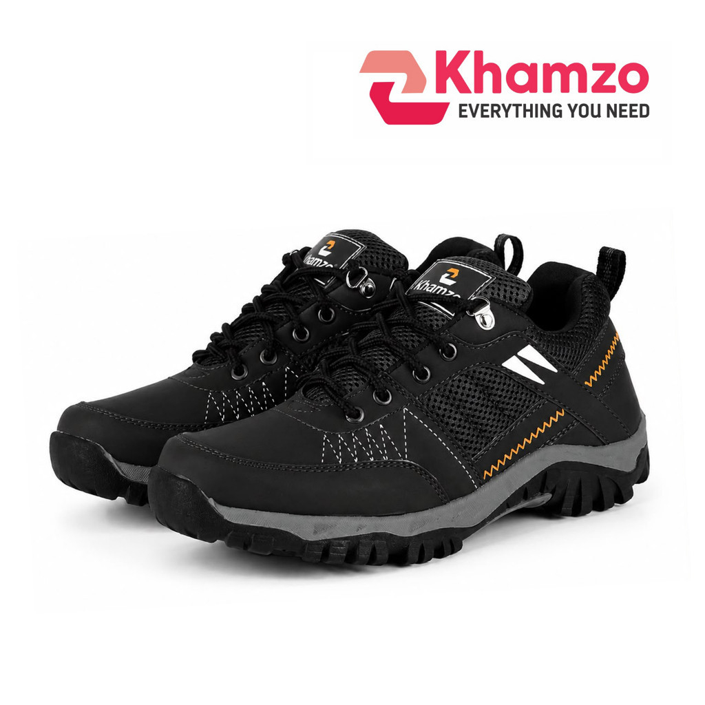 Sepatu Pria Kasual Outdoor Hiking Keren Khamzo D04 Casual Santai Cowok Original