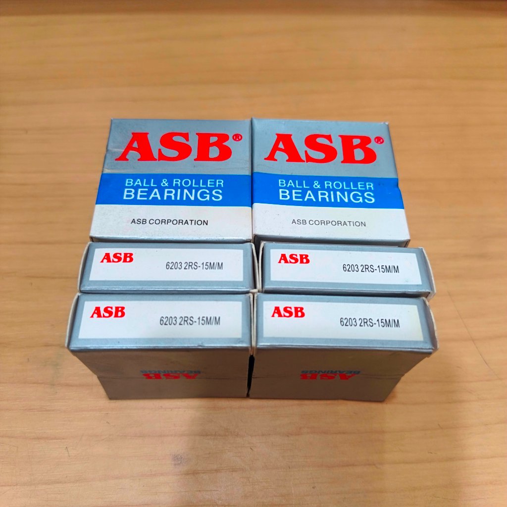 BEARING 6203 2RS 15MM ASB / 6203 2RS-15MM ASB ASLI