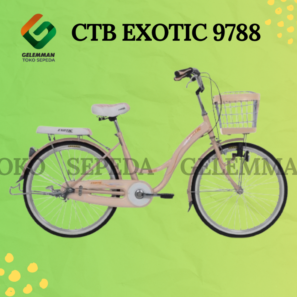 Sepeda Keranjang Dewasa CTB EXOTIC 9788 MX 26 inch
