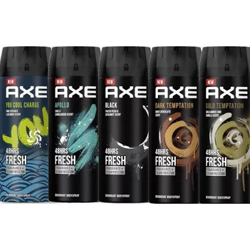 AXE PARFUME BODY SPRAY 1 BOTOL UKURAN 135ML / AXE PARFUME SPARY - OOPISHOP88 SEMBAKO
