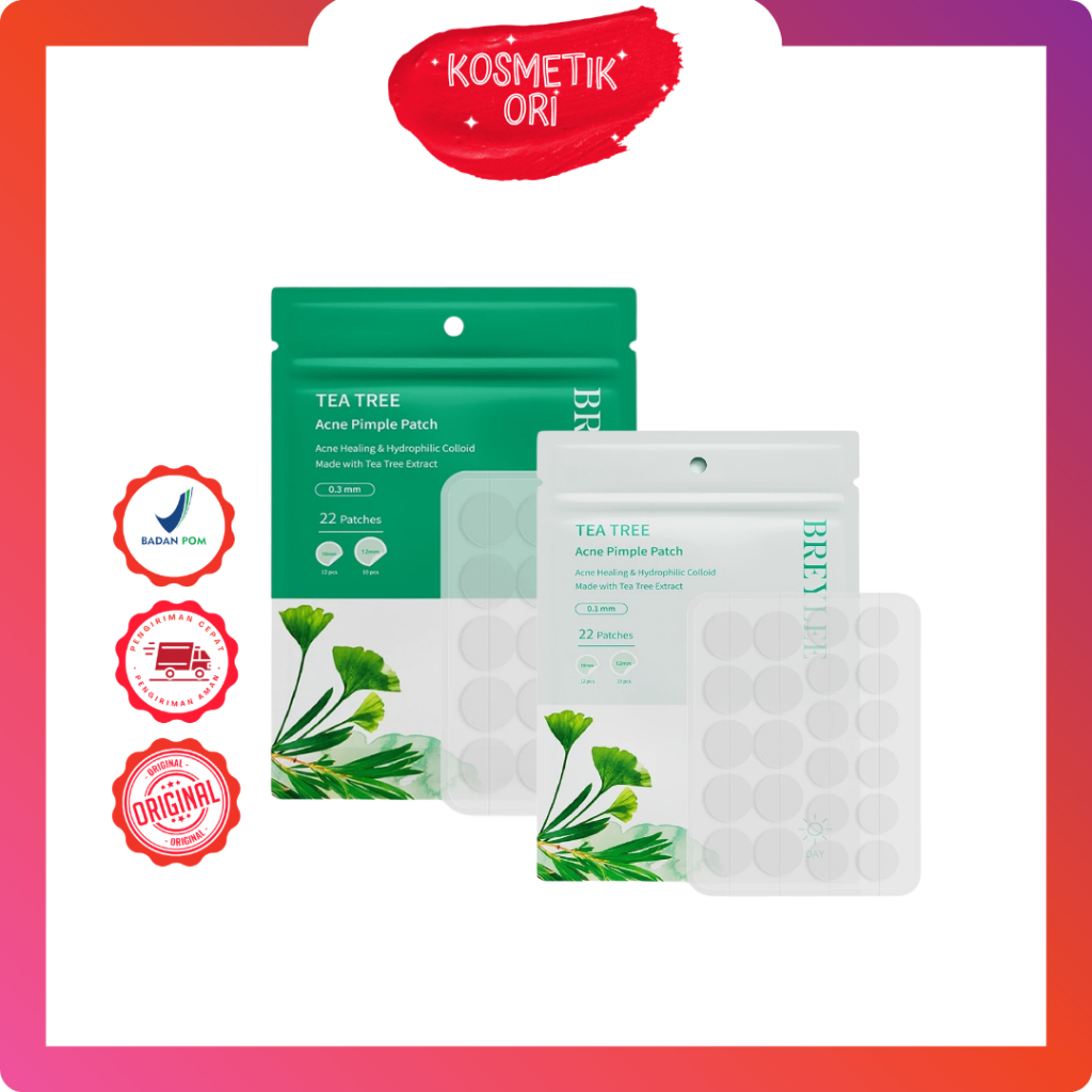 BREYLEE Paket Sticker stiker Jerawat Day & Night  Siang Dan Dalam Patch Acne