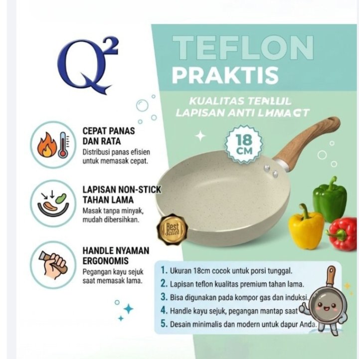 TEFLON SERBAGUNA / TEFLON Q2-1807 / LAPISAN ANTI LENGKET / TEFLON