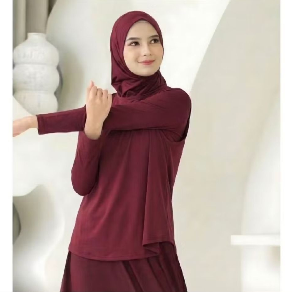 Rompi Hijab Outer Olahraga Wanita Muslimah Jersey