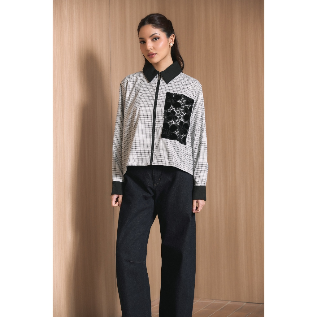 STUDIO TUI - CHARLOTTE OUTER IN BLUE BLACK