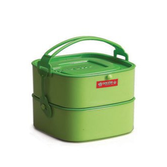 MICTON Lion Star R-18 Tereko Food Carrier 2 Stacks Rantang Plastik Kotak Makan Susun 2 Tingkat Tempa
