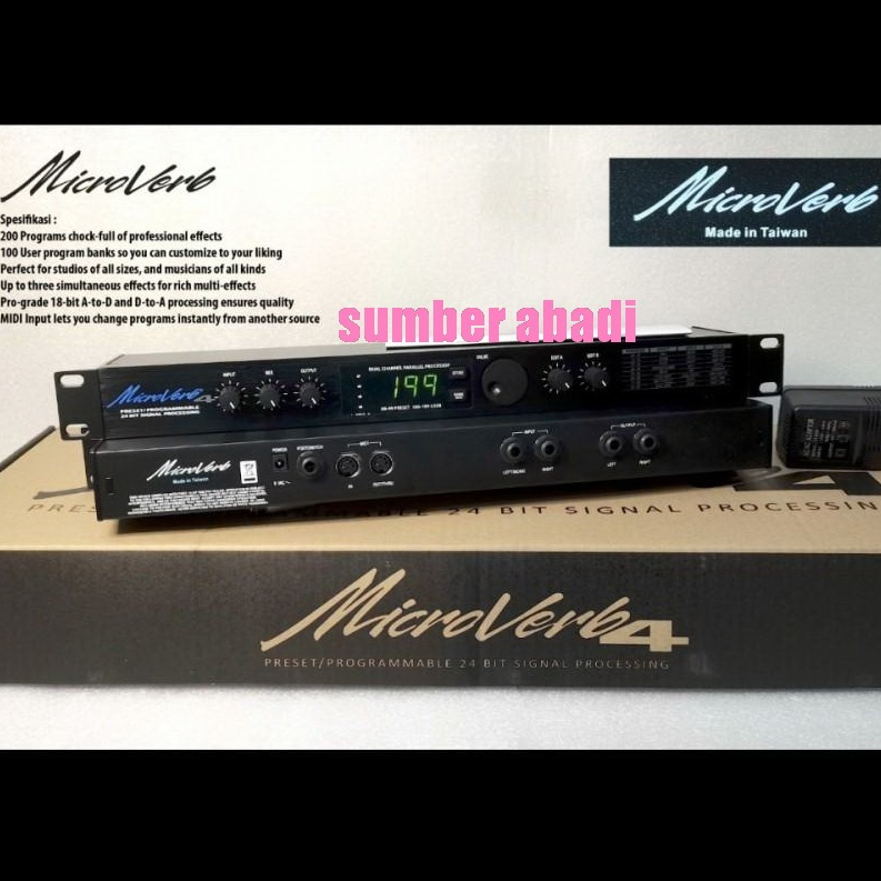 Effect Vocal Microverb 4 Taiwan Efek Vocal Microverb4 Made In Taiwan