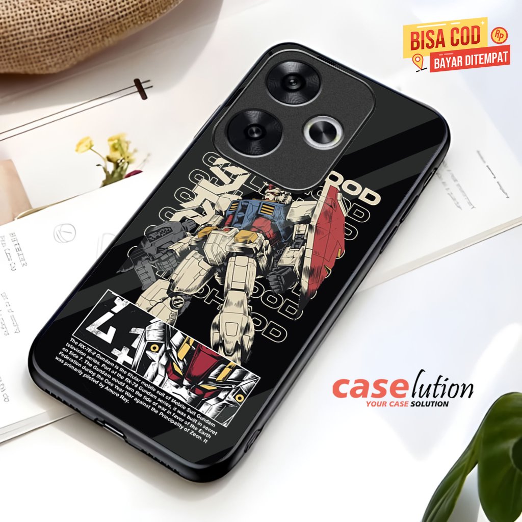 Softcase Glossy For XIAOMI POCO F6 | F5 | F4 | F3 Case Proteksi Kamera Casing Silikon HD [Gundam]