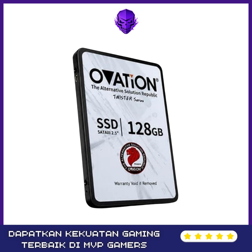 SSD Ovation 128GB 256GB 512GB 1TB SATA 3 2.5 Inch Garansi 5 Tahun