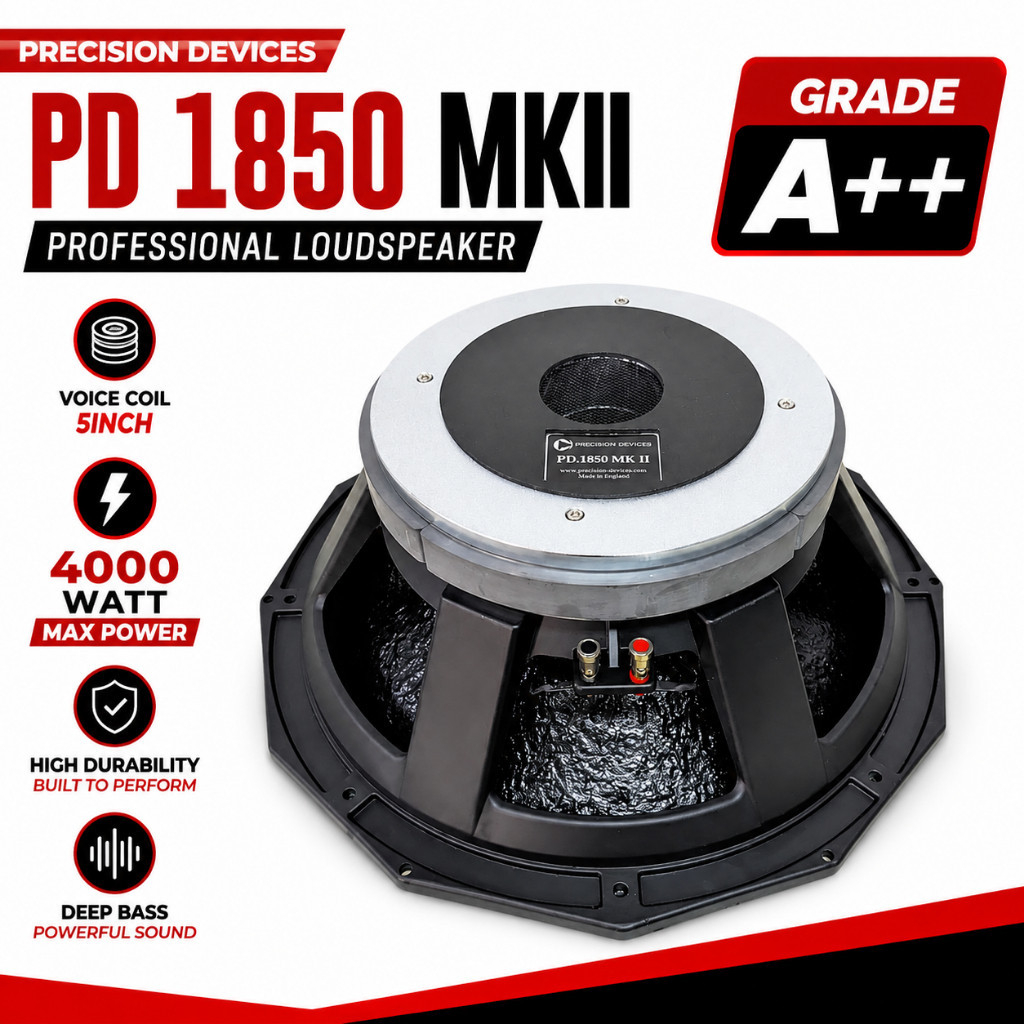 Komponen Speaker 18 Inch PD1850 / PD.1850 MK II Max 4000 Watt Grade A