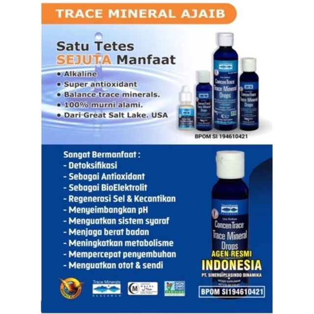 CMD TRACE MINERAL 250 TETES 15 ML