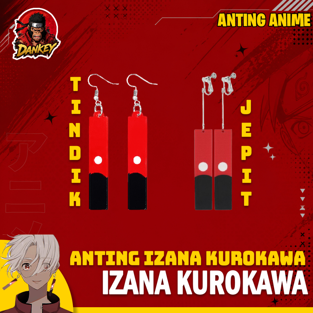 Anting Tokyo Revengers Izana Kurokawa Cosplay