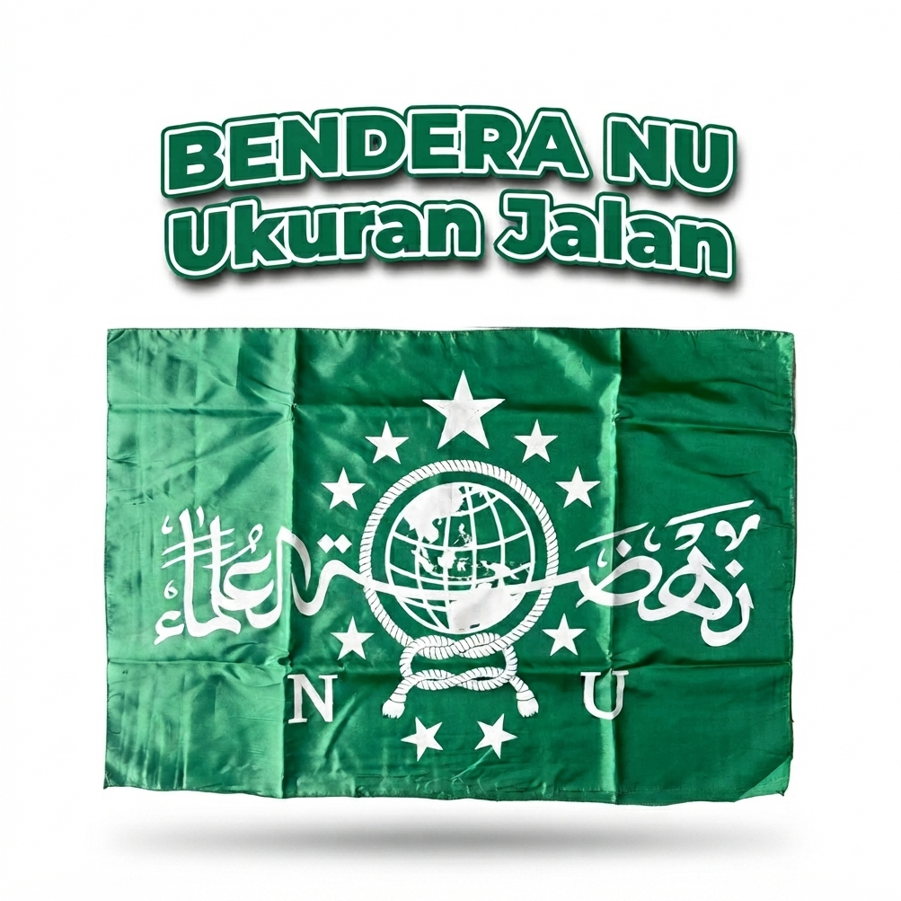 Bendera Jalan NU Bender NU Kecil Bendera NU 60x90