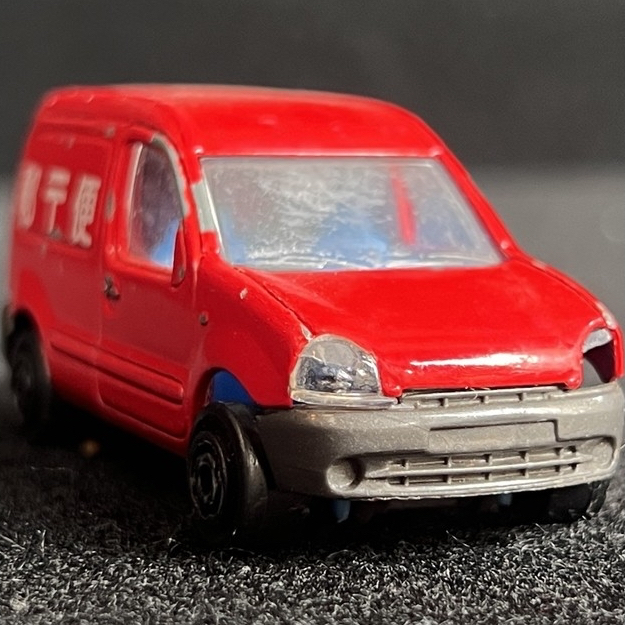 Diecast Majorette Renault Kangoo Merah Classic RARE