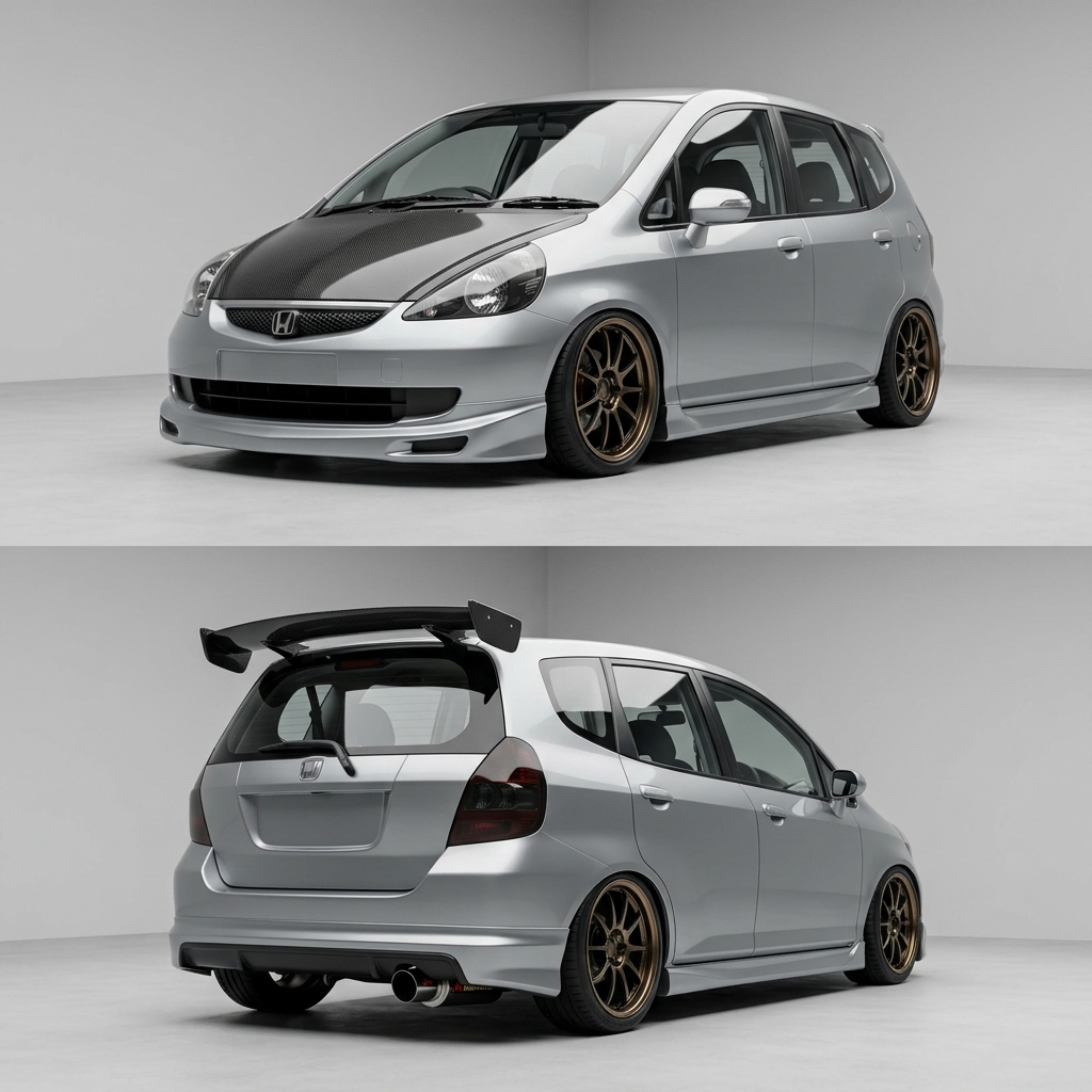 bodykit honda Jazz idsi Gd3 06-07 CX