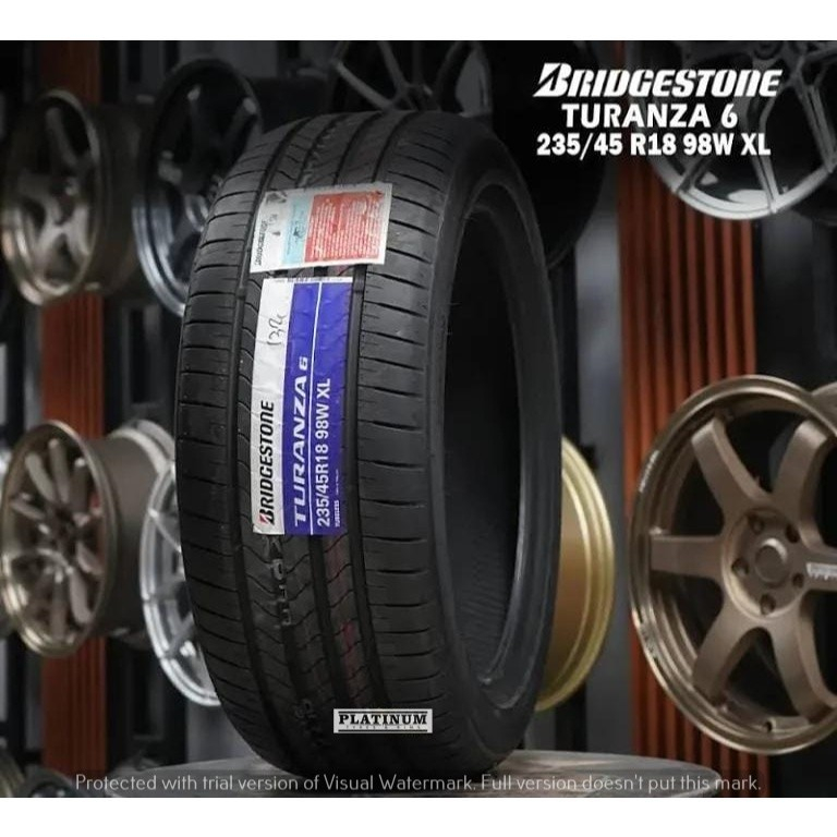 READY STOK BAN BRIDGESTONE TURANZA 6 235/45 R18 | BAN MOBIL 235/45 R18 MERK BRIDGESTONE TURANZA 6