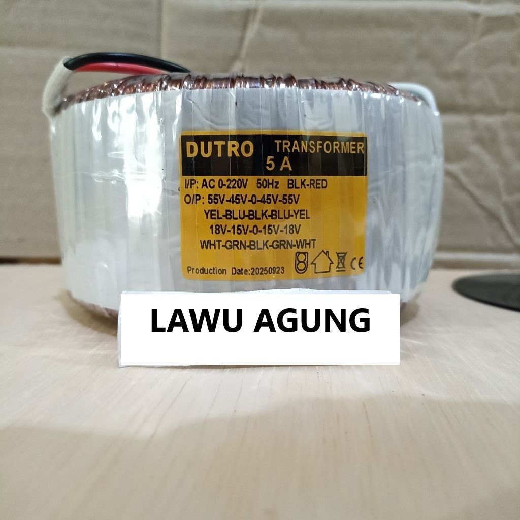 Trafo toroid 10A / TRAFO DONAT 10 AMPERE DUTRO TORODIAL