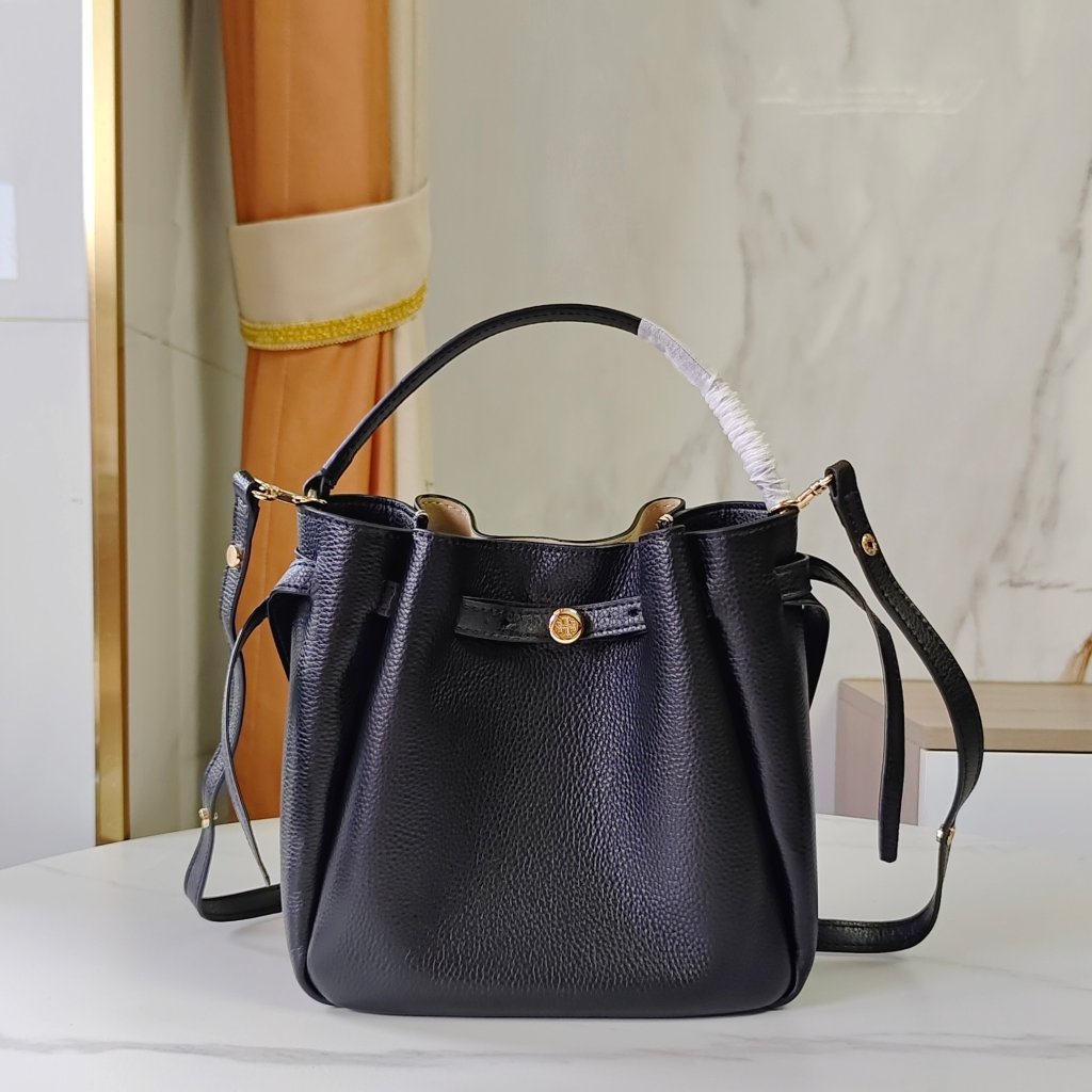 Tory/TB Tas ember ROMY baru dengan tali serut, tas bahu dan selempang